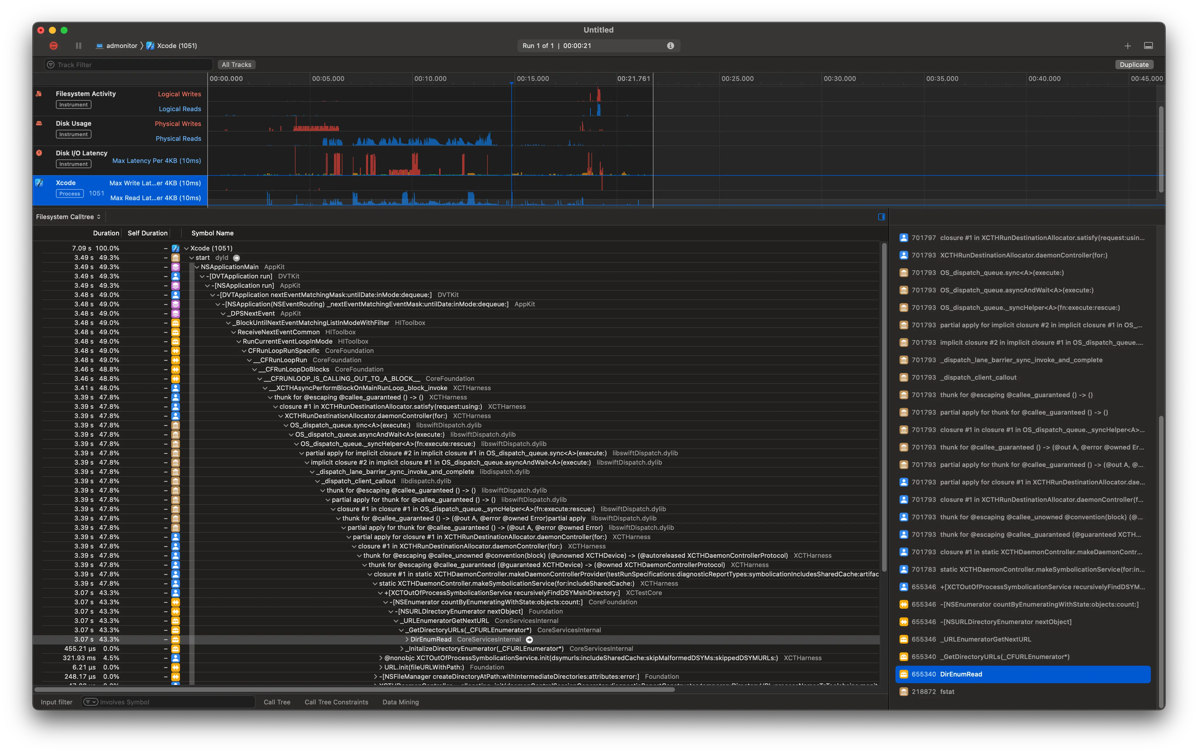 Basically all of our time latency is from small file ops